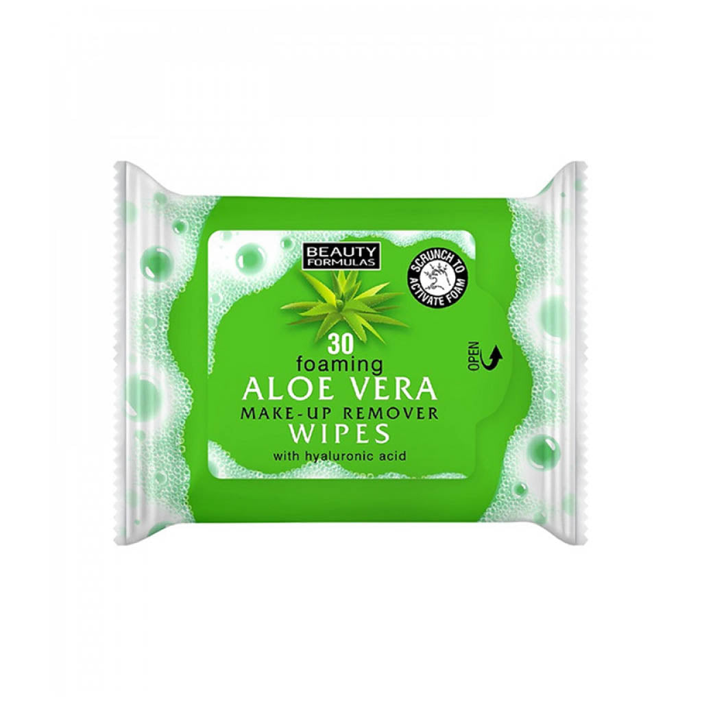 Beauty Formulas Cleansing With Aloe Vera 30 Wipes