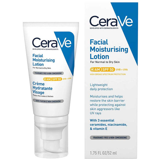 Cerave Facial Moisturizing Lotion with 50 spf