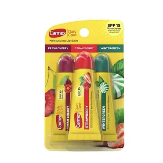 Carmex Lip Balm 3-Piece Lip Care Cream Set