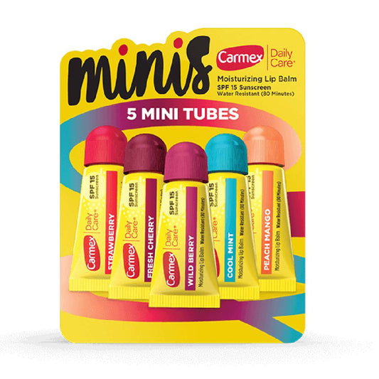 Carmex Daily Care Minis 5-Pack - Carmex Lip Balm‏