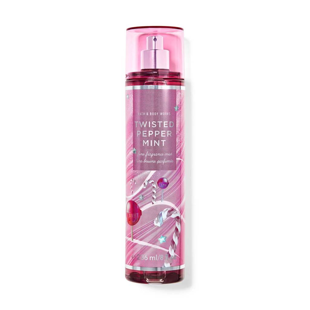 Bath and Body Works Twisted Peppermint Fine Body Mist 236ML