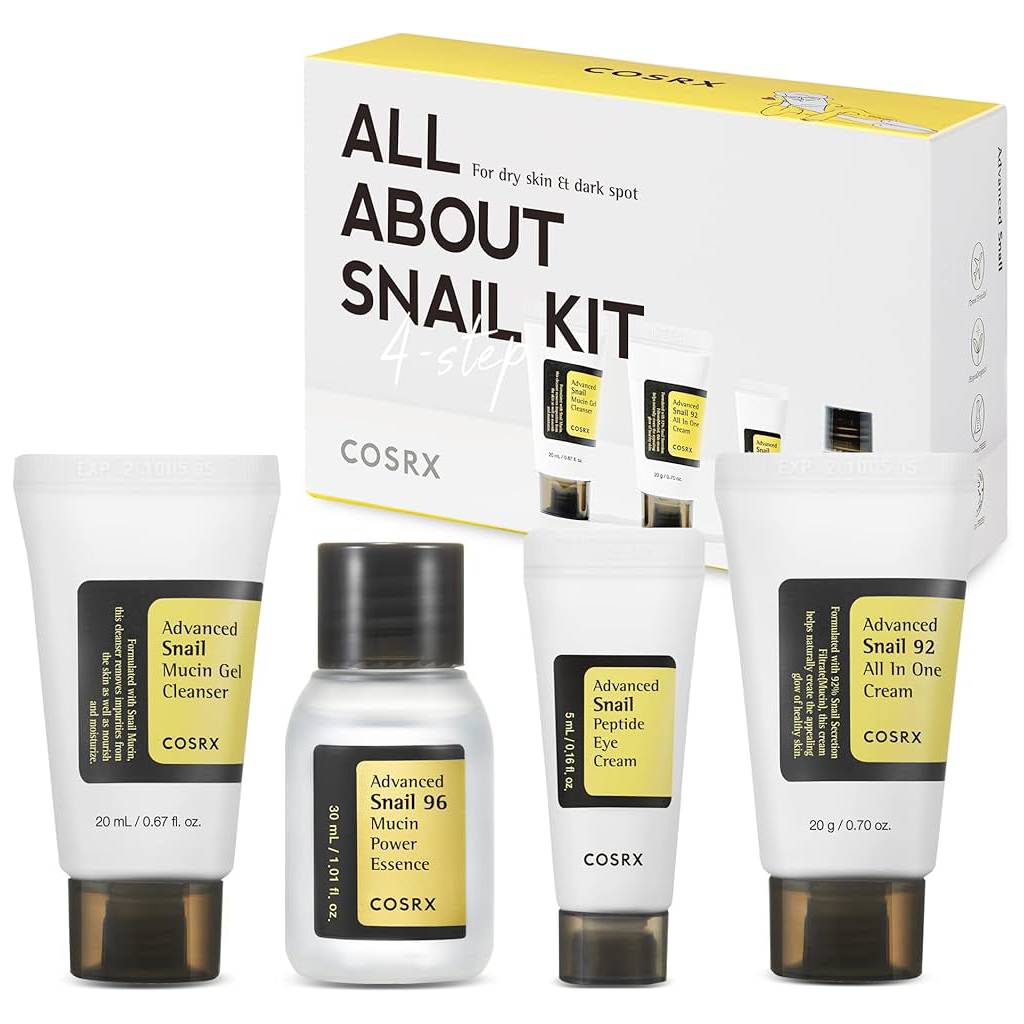 Cosrx All About Snail Mucin Korean Skin Care Set‏